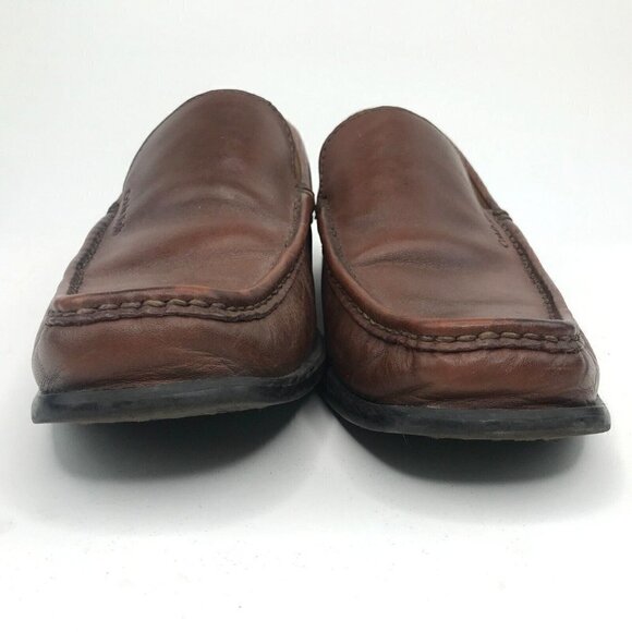 Calvin Klein Neil Loafer Brown Size 9.5 M Mens Slip On Shoes Model # F0055 - Picture 4 of 12